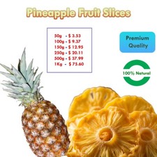Dried Pineapple Ananas comosus Fruit Slices / Rings Natural Ceylon 100 Pure