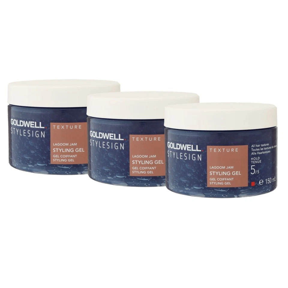 Goldwell Texture Lagoom Jam 3 x 150 ml Haargel ultra starker Halt und Glanz Set