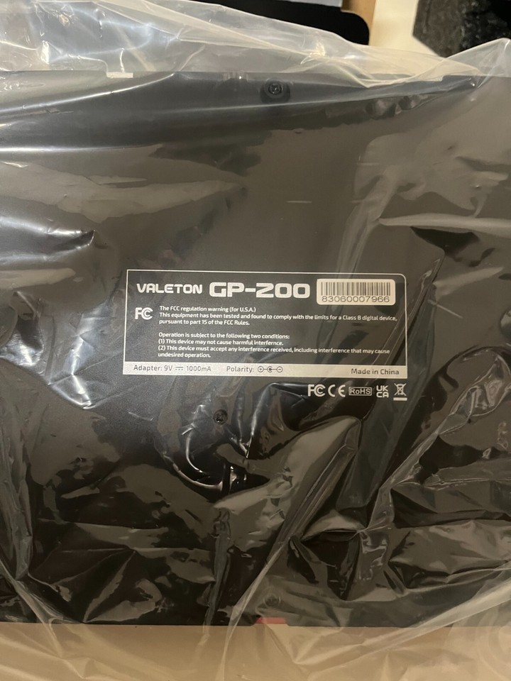 Valeton GP200R Guitar Bass Amp IR FX Loop MIDI I/O Expression