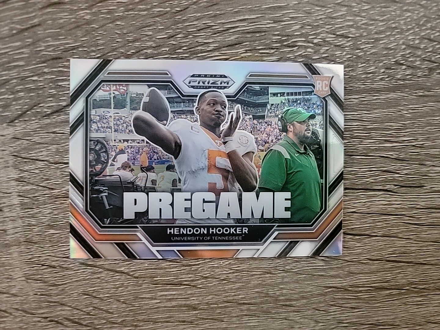 2023 Panini Prizm Draft Picks Hendon Hooker Pregame Silver Holo Prizm #PG-6