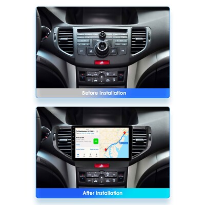 Android 14 9'' Carplay For Acura TSX 2009-2014 Car GPS Stereo Radio DSP 8Core 4GB