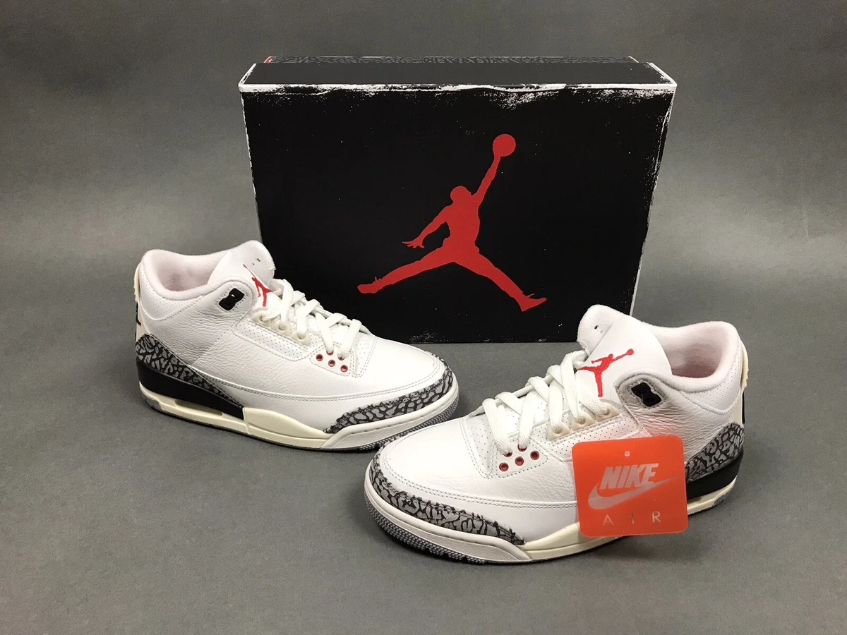 Jordan 3 Retro Mid White Cement Reimagined for Sale, Authenticity  Guaranteed