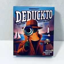 Gamewright Deduckto A Quacking Deduction Card Game kids ages 8+ complete VG
