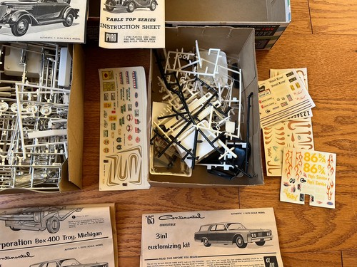 Model car parts stickers instructions Continental AMT parts only With Boxes - Picture 12 of 14
