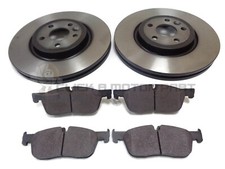 Set 2 dischi e pastiglie freno anteriori nuovi per Jaguar F Pace 2.0d 2016-2021 (325mm)