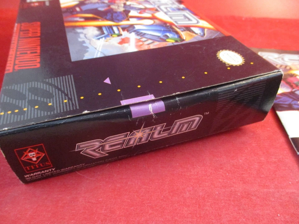 Realm (Super Nintendo SNES) COMPLETE w/ Box manual game WORKS! - Изображение 3 из 4