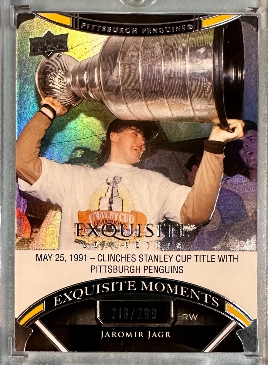 2022 23 Upper Deck Black Diamond Exquisite Moments Jaromir Jagr 299 ECM JJ