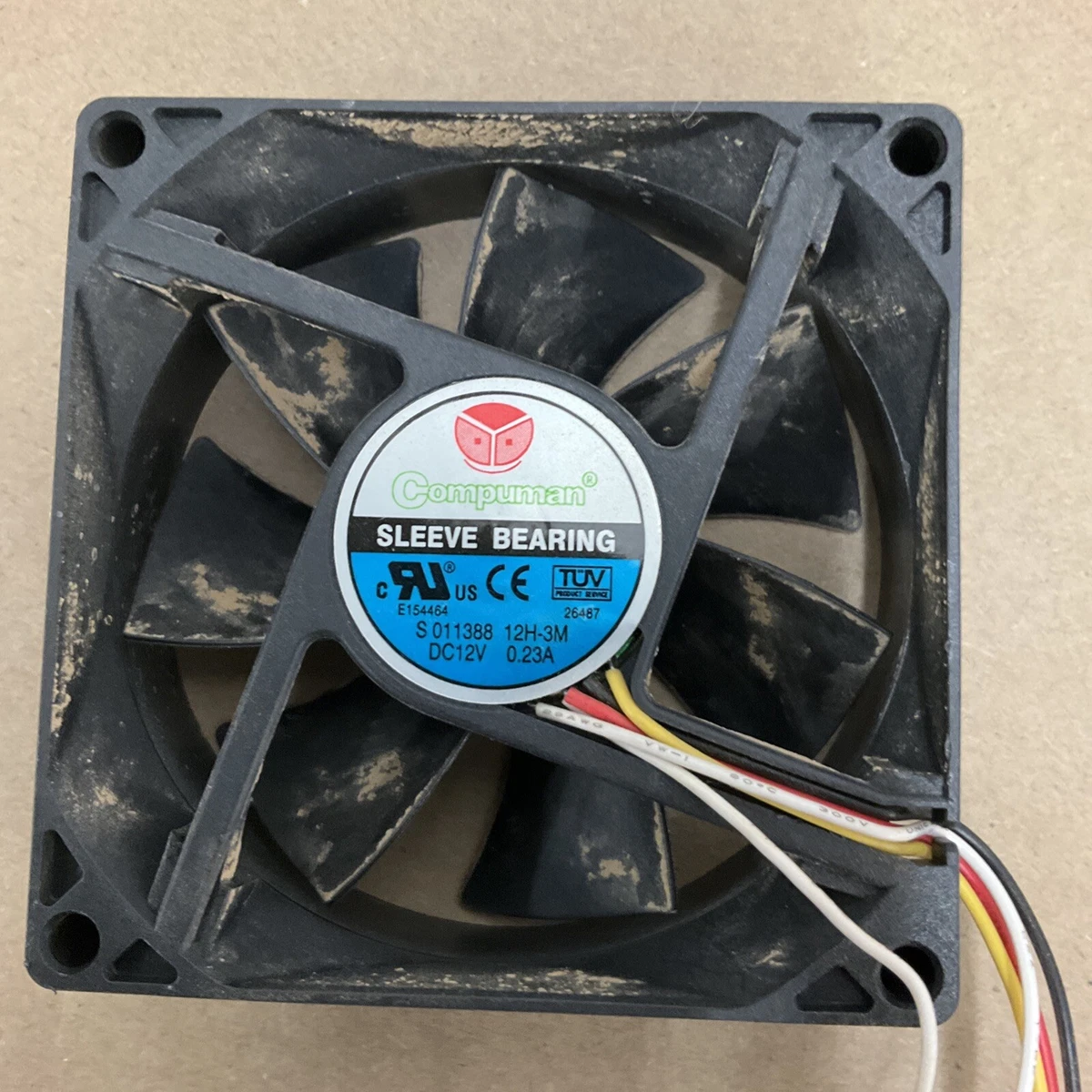SLEEVE BEARING DC 12V 0.23A COOLING FAN S011388 | eBay