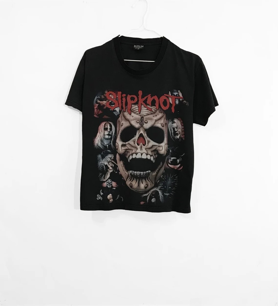 Slipknot グラフィックTシャツ Lサイズ Vintage Slipknot T-shirt Distressed Alternative Nu Metal Band
