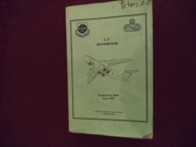 (anon). C-5 Handbook. Program No. 8899.  1995. Illustrated.   Important referenc