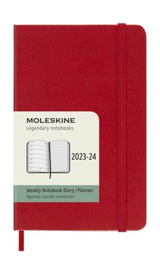 Moleskine Classic 18 Month 2023-2024 Weekly Planner, Hard Cover, Pocket (3.5''...