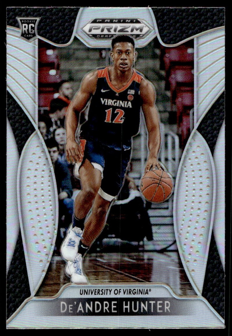 2019-20 Panini Prizm Silver De'Andre Hunter Rookie G40 Atlanta Hawks #4