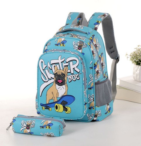 Mochila y Estuche para Lápices Unisex Impreso Completamente Forrado Viaje Escuela Mochila Bolso YB - Imagen 17 de 26