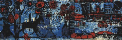 KURT PHILIPP ROMHILD - o.t. 40 - Hand Screen Print - O.J.