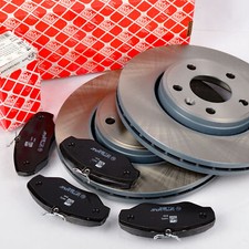 2x FEBI Bremsscheiben 305mm + Beläge Set Vorne für PRIMASTAR VIVARO A TRAFIC II