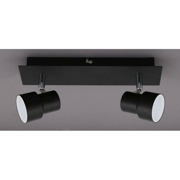 Briloner Led Deckenleuchte Lampe 2-Flammig Metall Schwarz 290X80Mm-image