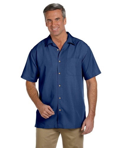 Harriton Men's Chest Pocket Short 