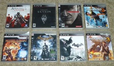 Lot of 8 Sony Playstation 3 PS3 Games - Complete CIB, Tested & Working