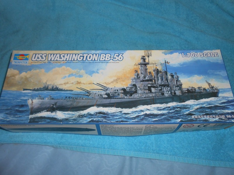 USS Washington BB-56 Battle ship 1/700 model