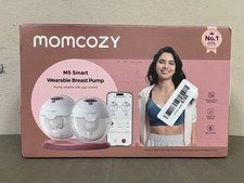 Momcozy M5 Smart APP Controlled Wearable Breast Pump, Hands-Free Wireless Elec 1