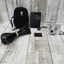 Olympus Stylus 710 All Whether Digital Camera With Charger Memory Card & 2 Batt.