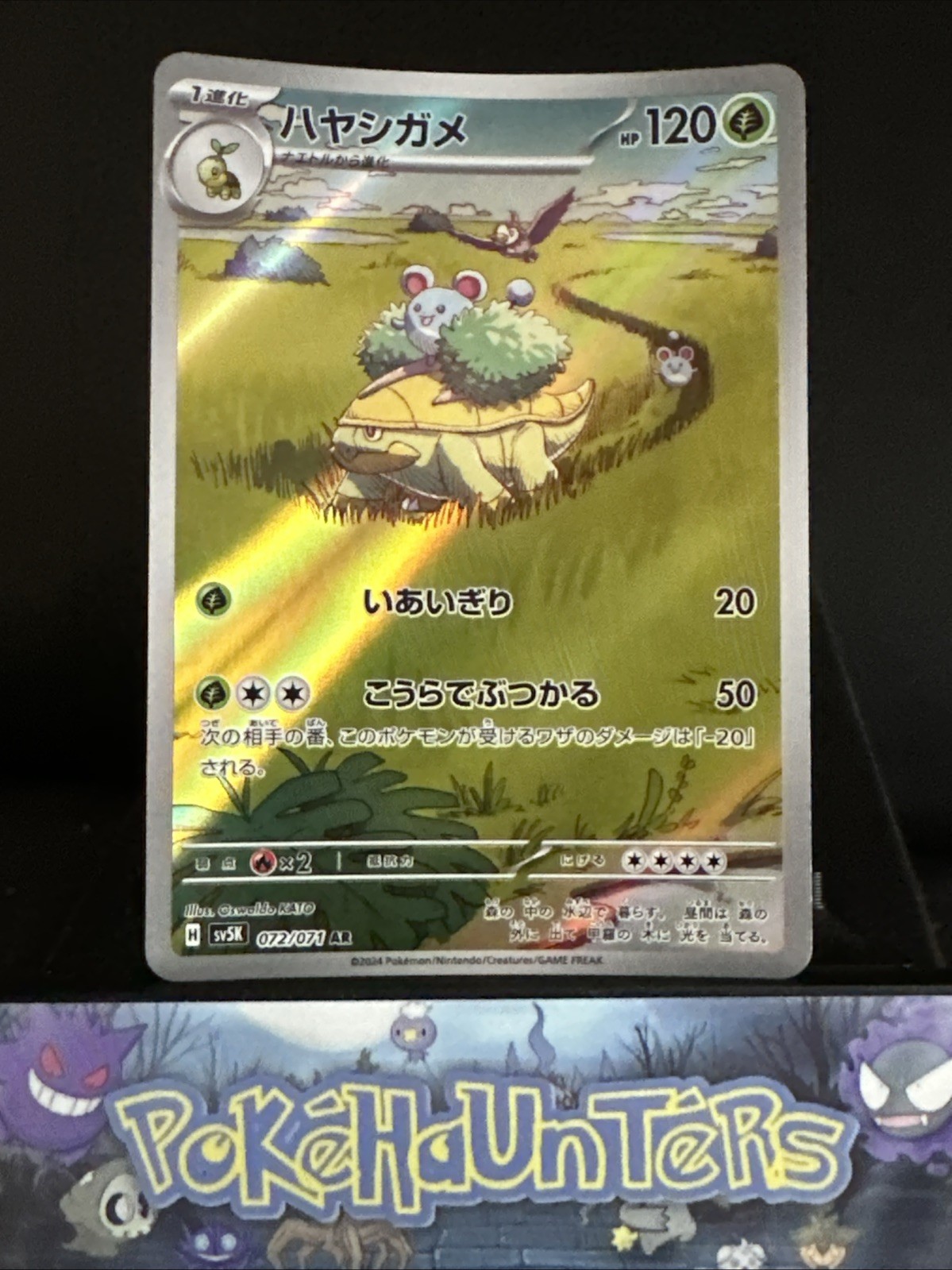 Pokemon Card Grotle AR 072/071 SV5K Wild Force Scarlet & Violet Japanese NM