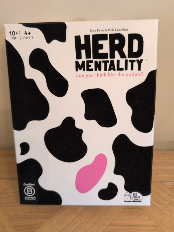 Herd Mentality Board Game Big Potato Games Box Opened, Never Played New Other