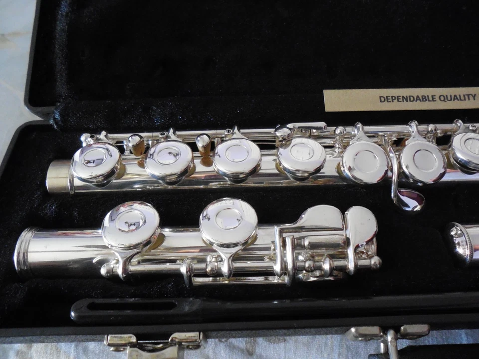 Flauta de estudiante Communhardt 22SP 2SP reacondicionada lista para jugar juega genial Foto 4 de 4