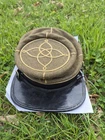 Ben Tart Fabric "Mean Green" Late War North Carolina Officers Cap 7 1/8
