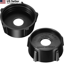 2 Pieces 4902 Blender Jar Bottom Base Replacement Black