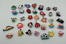 Lot 35 Shoe Charms Assorted Popular Characters