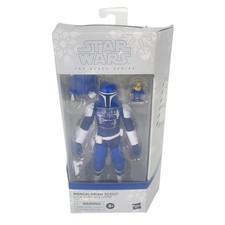 Star Wars Black Series Ori Mandalorian Scout Holiday Edition Blue Figure Boxed