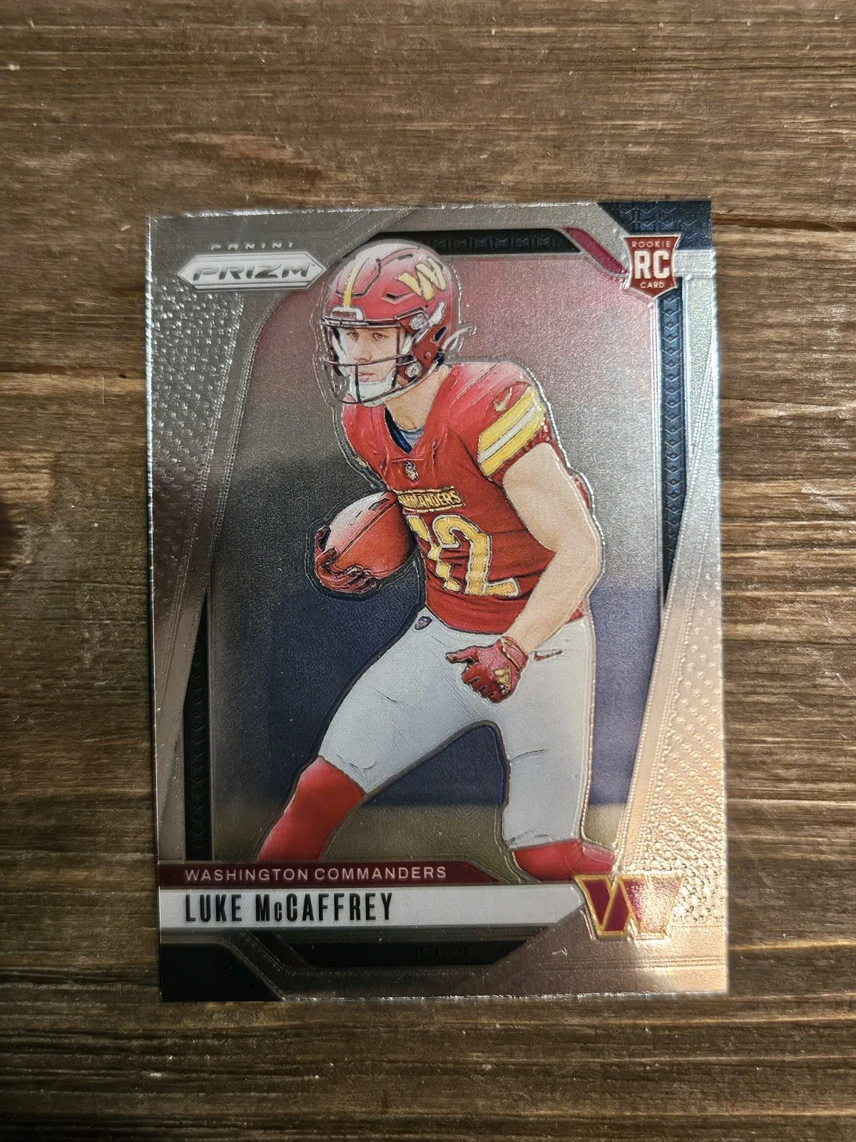Luke McCaffrey 2024 Panini Prizm Rookie RC #367 Commanders