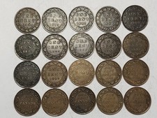 1876-1919 Canada Large Cent Lot Of 20 Coins 2537