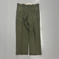Vintage 60s Sears Green Sanforized Workwear Chinos 36x28 1960s True Vintage