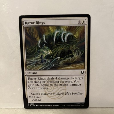 MTG Magic The Gathering Razor Rings Avatar: The Last Airbender 33 C NM