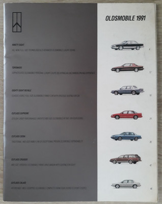 Oldsmobile Range Prospekt 1991 - Cutlass Tornado Eighty Eight Ninety Eight
