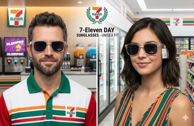 Limited Edition Slurpee Sunglasses: Nostalgic 7-Eleven Collectible UV400 - NWT