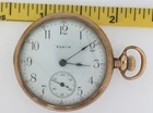 Gold filled elgin pocket watches antique engraved on back