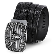 BELTROAD Western Ratchet Belts for Men Women Cowboy Belt Western Leather Ratc...