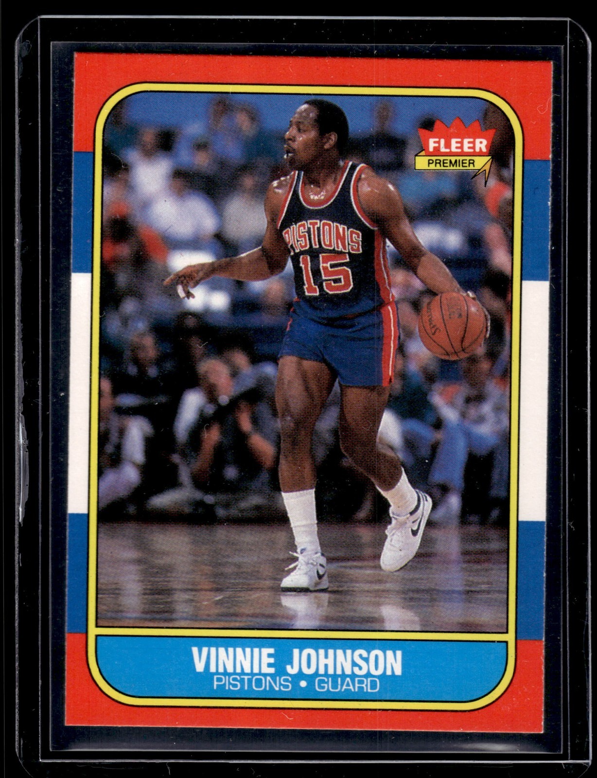 1986-87 Fleer #56 Vinnie Johnson Nm/mt Detroit Pistons