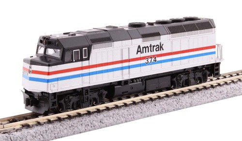 Locomotora Kato 176-6109 N EMD F40PH sin luz de zanja Amtrak fase III #405 DCC re | Zustand: New