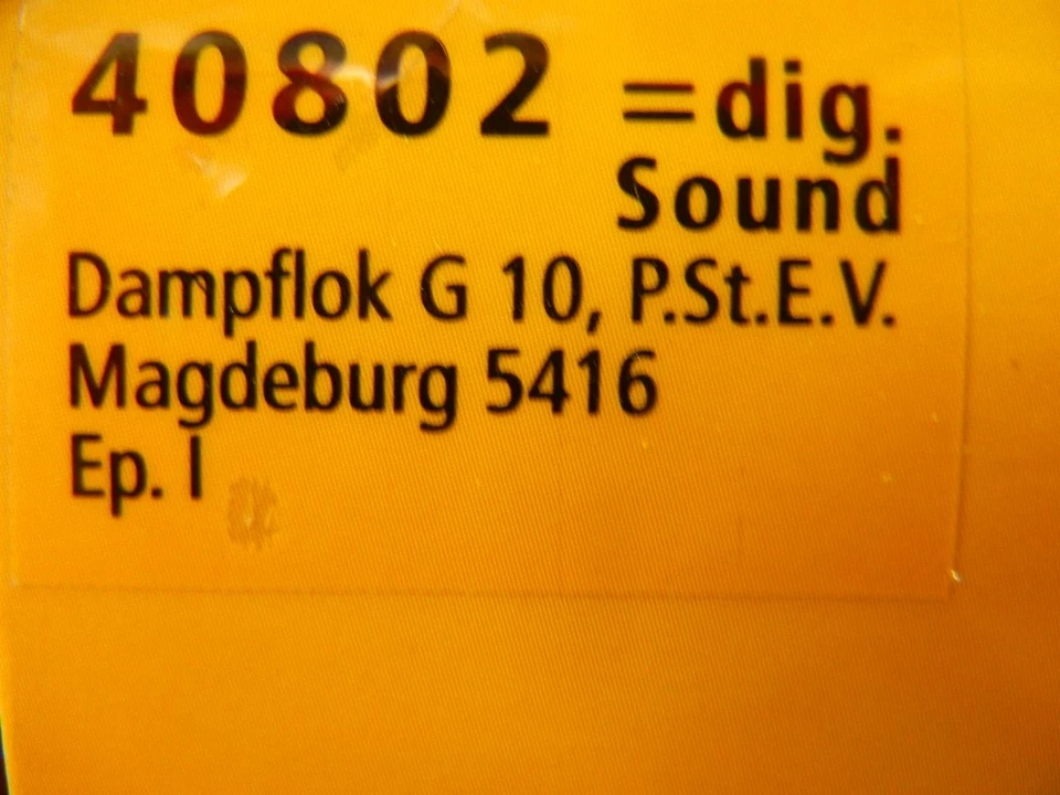 Brawa 40802 BR G10 P.St.E.V. Magdeburg 5416, grün, Ep.1 mit DCC Sound Decoder - Bild 3 von 4