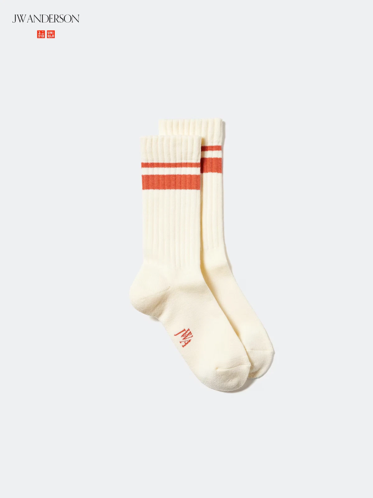 UNIQLO X JW ANDERSON HEATTECH Socks (Lined) - Red - UK 8-11 (27-29cm) NWT