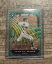 2021 Panini Prizm - Tier III Shane McClanahan #229 Green Wave Prizm (RC)