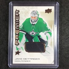 2024-25 Premier Hockey JAKE OETTINGER Base Jersey Relic Bronze #85