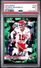 🏈🟢 2024 Panini Prizm PATRICK MAHOMES II Green Cracked Ice Prizm PSA 9 Chiefs