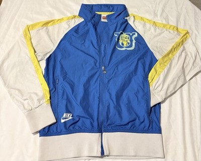 VTG NIKE NORTH CAROLINA TAR HEELS WINDBREAKER SMALL JACKET WITH HOOD 90 s Y2K