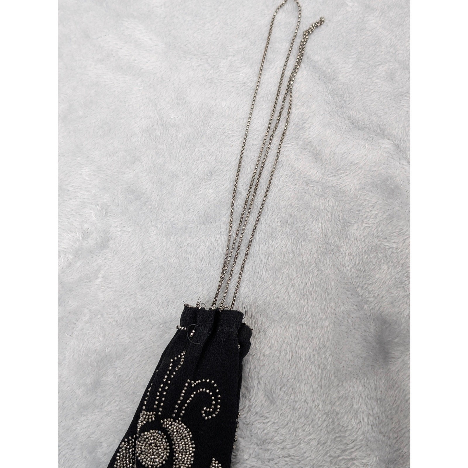 Antique Beaded Flapper Hand Purse - image 8