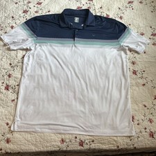 Callaway Men s Opti-Dri Striped Short Sleeve Golf Polo Shirt Size XL